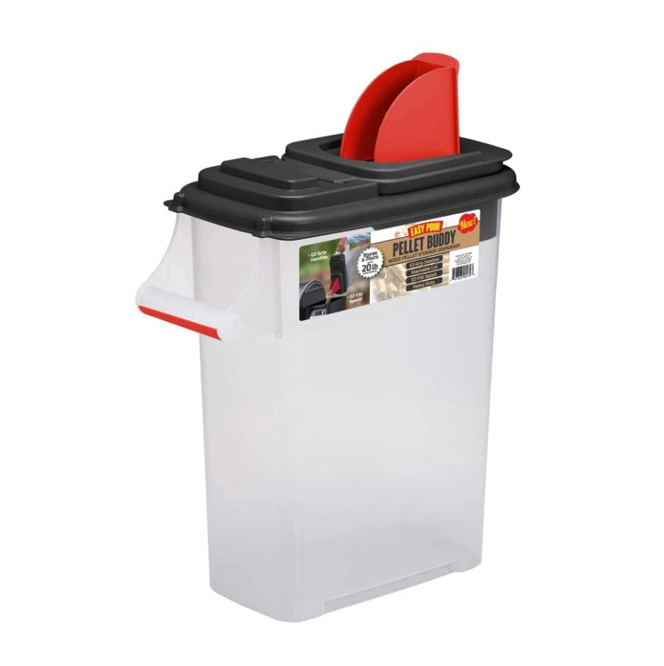 Buddeez Easy Pour Pellet Buddy Wood Pellet Dispenser (4 Gallon) - 08303B-PLT-T 1 Buddeez Easy Pour Pellet Buddy Wood Pellet Dispenser (4 Gallon) - 08303B-PLT-T