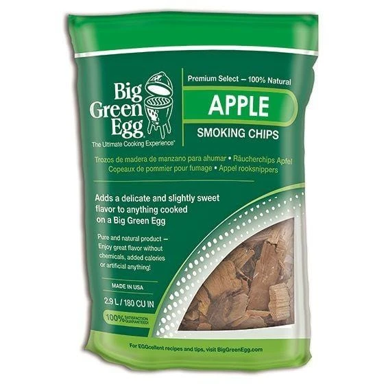 Big Green Egg Apple Smoking Chips (2.9L) - 113962 BBQ Accessories 1 Big Green Egg Apple Smoking Chips (2.9L) - 113962 BBQ Accessories