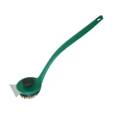 BBQ Accessories Big Green Egg SpeediClean Palmyra Bristle Long-Handle Grid Scrubber - 127129