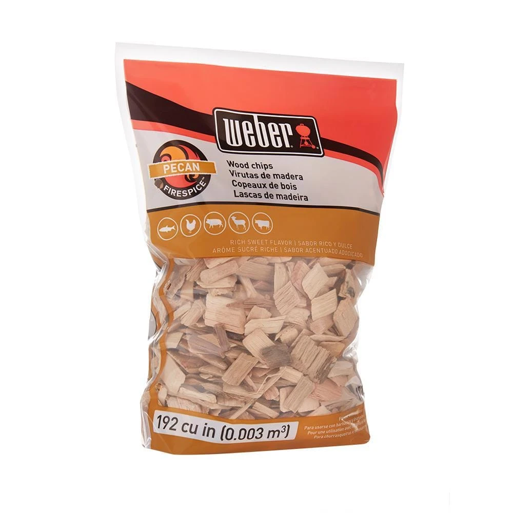 BBQ Accessories Weber Pecan Wood Chips (2 Lb.) - 17136 1 BBQ Accessories Weber Pecan Wood Chips (2 Lb.) - 17136