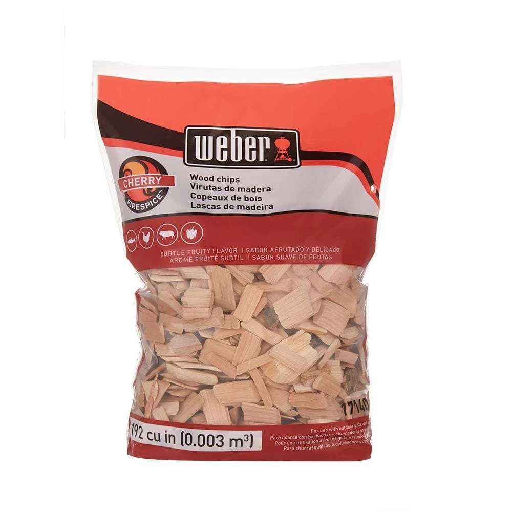 Weber Cherry Wood Chips (2 Lb.) - 17140 1 Weber Cherry Wood Chips (2 Lb.) - 17140