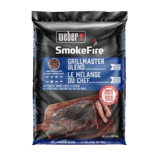 Weber SmokeFire Premium Grillmaster Hardwood Pellets (20 Lb.) - 190201 1 Weber SmokeFire Premium Grillmaster Hardwood Pellets (20 Lb.) - 190201