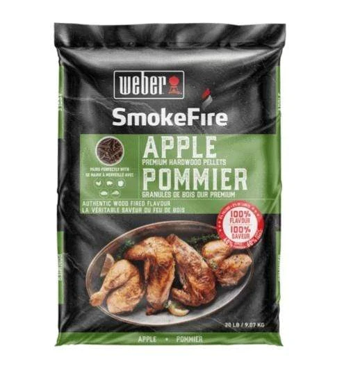 Weber SmokeFire Premium Apple Hardwood Pellets (20 Lb.) - 190204 BBQ Accessories 1 Weber SmokeFire Premium Apple Hardwood Pellets (20 Lb.) - 190204 BBQ Accessories