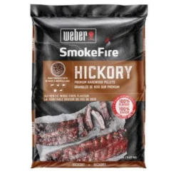 Weber SmokeFire Premium Hickory Hardwood Pellets (20 Lb.) - 190202