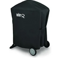 Weber Premium Grill Cover (Q 100/1000 And Q 200/2000 Grills With Cart) BBQ Accessories