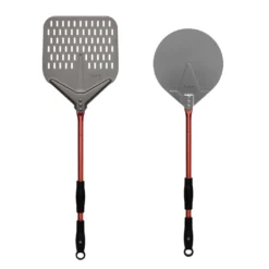 Alfa Forni Alfa 24" 2-Piece Pizza Peel Set (Red) - AC-2PSET24RD BBQ Accessories