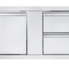 Napoleon Single Door + Two Drawer Cabinet (42" X 16") - BI-4216-1D2DR