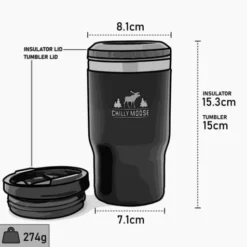 Chilly Moose Brent Quad - 14oz Insulator & Tumbler