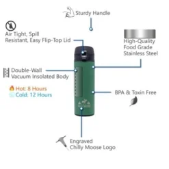 Chadwicks & Hacks Chilly Moose Kearney Traveller - 17oz BBQ Accessories