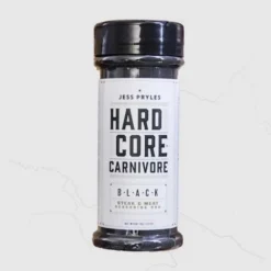 BBQ Accessories Hardcore Carnivore Seasoning (Black - Steak & Meat) - HC-B