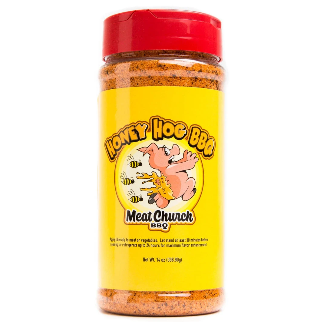 Meat Church - Honey Hog Rub Seasoning (14 Oz.) BBQ Accessories 1 Meat Church - Honey Hog Rub Seasoning (14 Oz.) BBQ Accessories