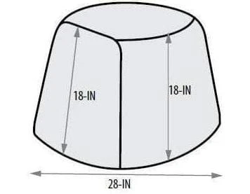 Broil King Built-in Grill Cover (Keg 2000) - KA5537 1 Broil King Built-in Grill Cover (Keg 2000) - KA5537