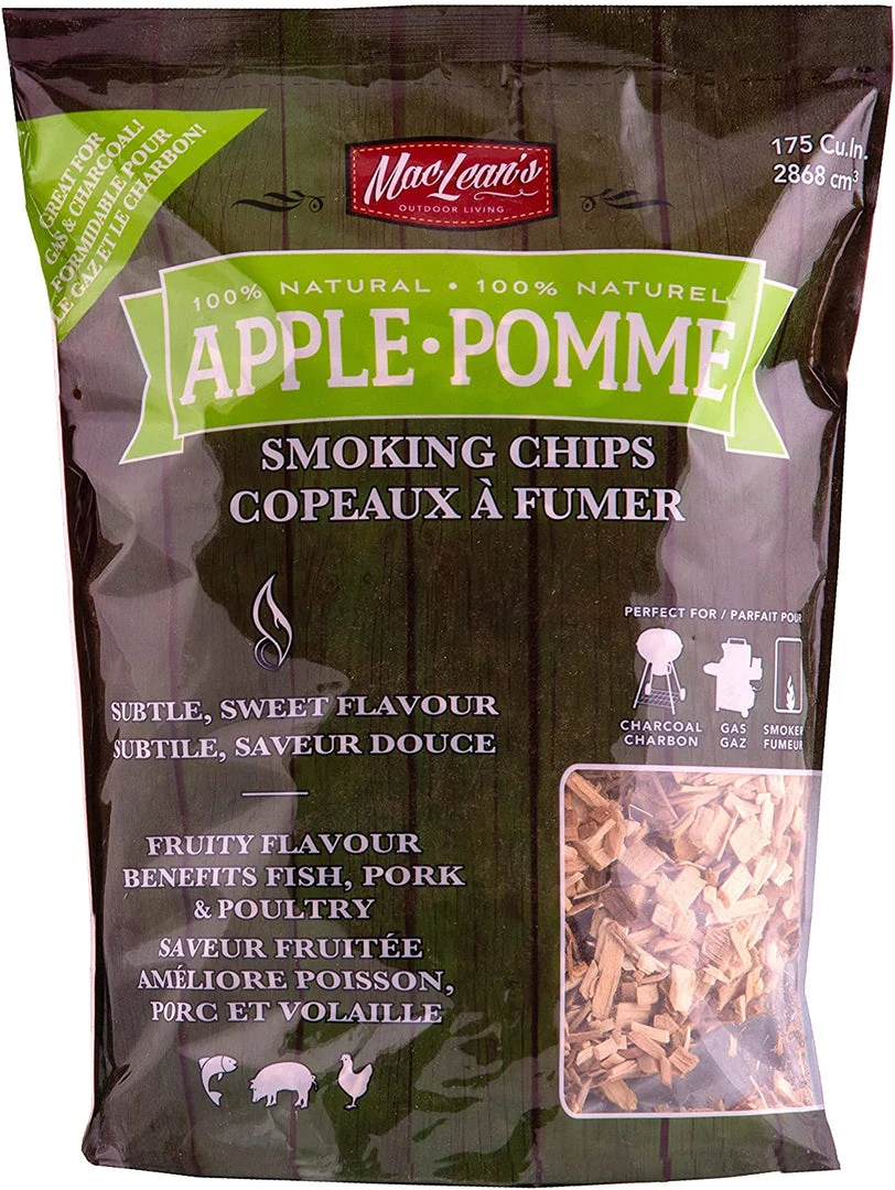 Maclean Outdoor Living Inc. BBQ Accessories MacLean's Smoking Chips (Apple - 2lb.) - CB-210A-CP 1 Maclean Outdoor Living Inc. BBQ Accessories MacLean's Smoking Chips (Apple - 2lb.) - CB-210A-CP