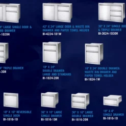 Napoleon Large Single Drawer (18" X 16") - BI-1816-1DR Parts