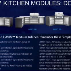 Parts Napoleon OASIS Two Drawer Cabinet - IM-2DC-CN