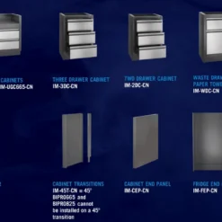 Parts Napoleon Outdoor Rated Stainless Steel Fridge - NFR055OUSS