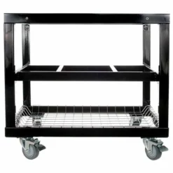 BBQ Accessories Primo Black Cart Base With Basket For LG 300/XL 400 Oval Series Grills - PG00368