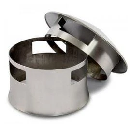 Smokeware Stainless Steel Vented Chimney Cap (Big Green Egg) - SMOKE-101 1 Smokeware Stainless Steel Vented Chimney Cap (Big Green Egg) - SMOKE-101