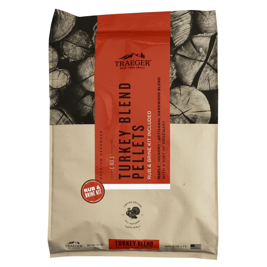 Traeger Canada Traeger Turkey Blend Wood Pellets 18lb + Brine Kit (Limited Edition) - PEL351 1 Traeger Canada Traeger Turkey Blend Wood Pellets 18lb + Brine Kit (Limited Edition) - PEL351