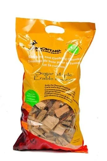 Montana Sugar Maple Smoking Chunks (4.5 Lb.) - WCH360-SM BBQ Accessories 1 Montana Sugar Maple Smoking Chunks (4.5 Lb.) - WCH360-SM BBQ Accessories