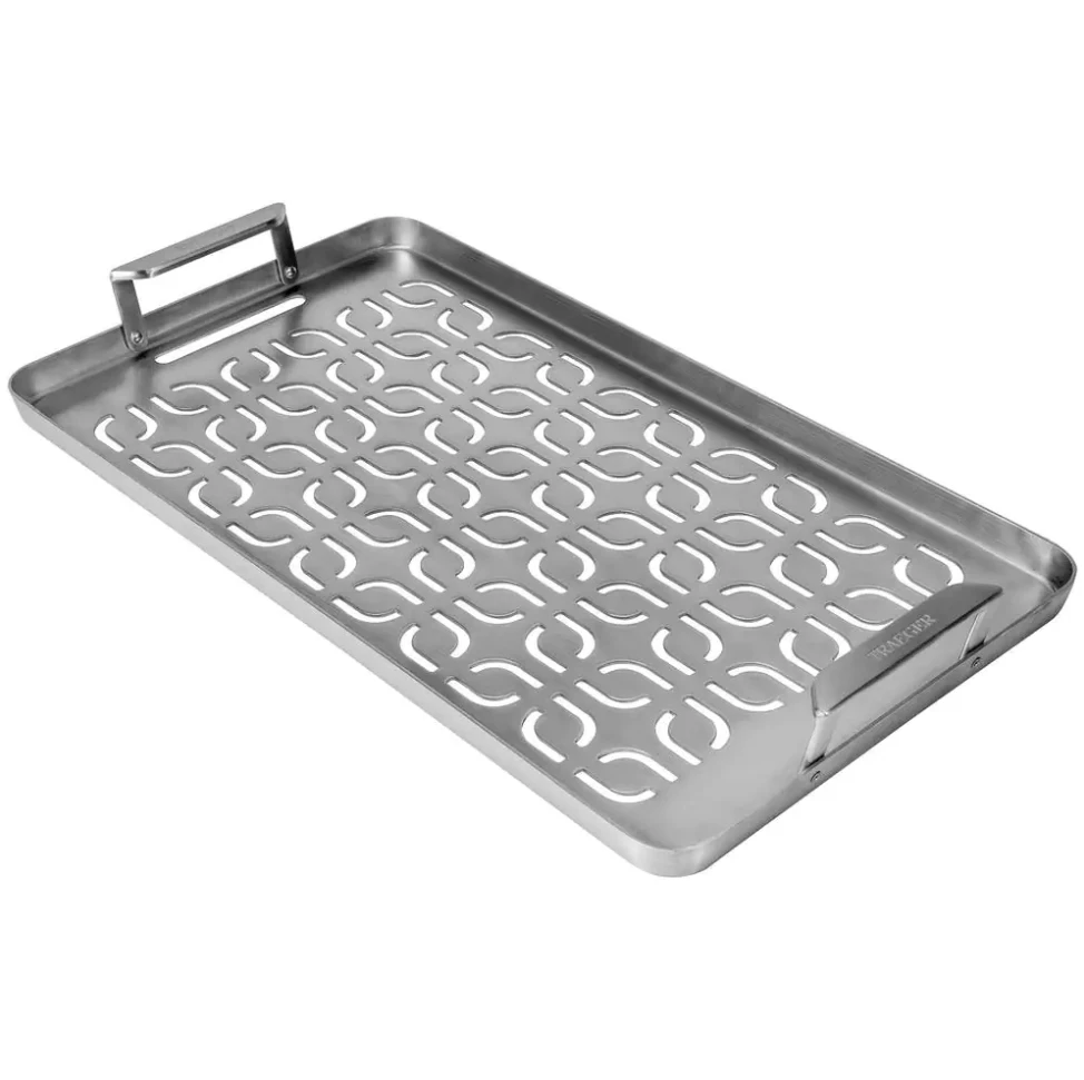 Traeger Canada Traeger ModiFIRE Fish & Veggie Stainless Steel Grill Tray - BAC610 1 Traeger Canada Traeger ModiFIRE Fish & Veggie Stainless Steel Grill Tray - BAC610
