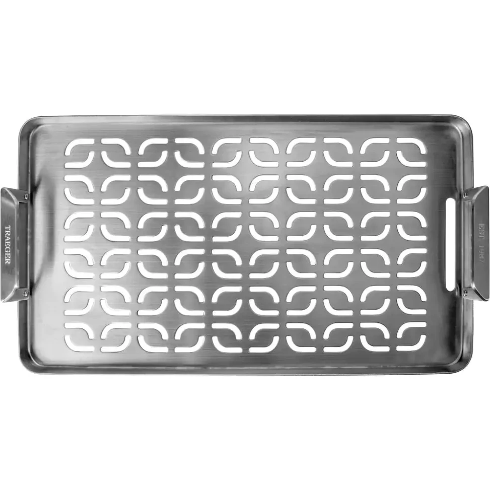 Traeger Canada Traeger ModiFIRE Fish & Veggie Stainless Steel Grill Tray - BAC610 2 Traeger Canada Traeger ModiFIRE Fish & Veggie Stainless Steel Grill Tray - BAC610