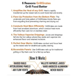 GrillGrate Set - XL Big Green Egg - RBGEXLHALF Parts