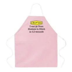 Chadwicks & Hacks LA Imprints Attitude Apron - Hostess To B!tch BBQ Accessories