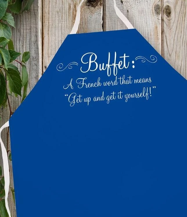 Chadwicks & Hacks Apparel LA Imprints Attitude Apron - Buffet 1 Chadwicks & Hacks Apparel LA Imprints Attitude Apron - Buffet