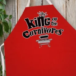 BBQ Accessories LA Imprints Attitude Apron - King Of Carnivores