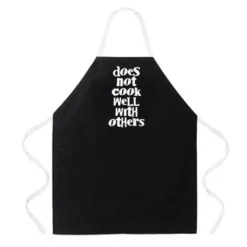 LA Imprints Attitude Apron - Does Not Cook Well With Others BBQ Accessories