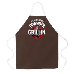 Source Resource LA Imprints Attitude Apron - Grandpa Is Grilling Apparel