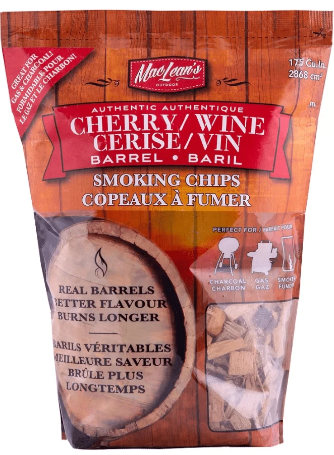 Maclean Outdoor Living Inc. BBQ Accessories MacLean's Smoking Chips (Cherry/Wine - 2lb.) - CB-240CW-CP 1 Maclean Outdoor Living Inc. BBQ Accessories MacLean's Smoking Chips (Cherry/Wine - 2lb.) - CB-240CW-CP